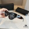 YSL Saint Laurent 2023 New Arrival SLM94 Gold Black Sunglasses