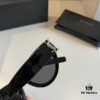 YSL Saint Laurent 2023 New Arrival SLM94 Gold Black Sunglasses