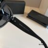 YSL Saint Laurent 2023 New Arrival SLM94 Gold Black Sunglasses