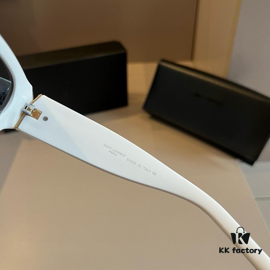 YSL Saint Laurent 2023 New Arrival SLM94 Gold Black Sunglasses