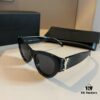 YSL Saint Laurent 2023 New Arrival SLM94 Gold Black Sunglasses