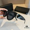 YSL Saint Laurent 2023 New Arrival SLM94 Gold Black Sunglasses