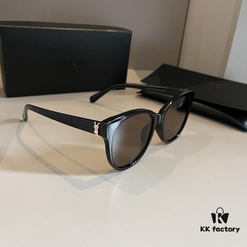 YSL Saint Laurent New Arrival SLM94 Gold Black Sunglasses