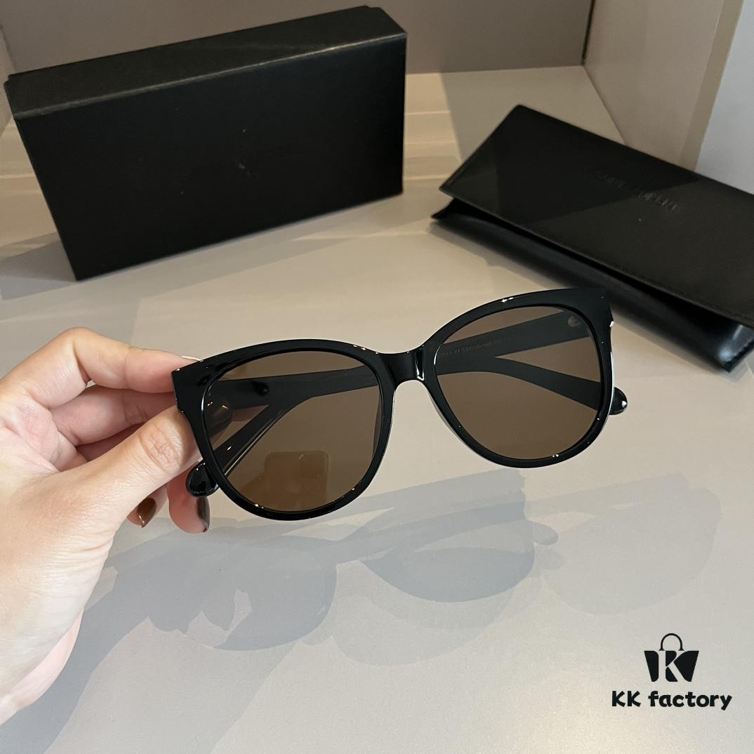 YSL Saint Laurent New Arrival SLM94 Gold Black Sunglasses