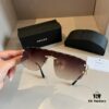 New Cartier Panther Head Sunglasses, Versatile and Stylish, High-End Fashion Eyewear