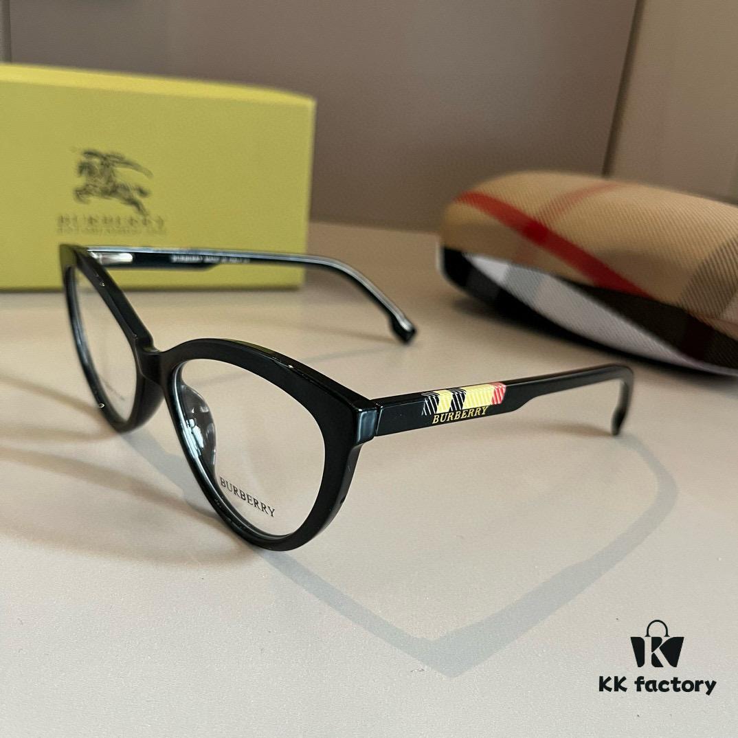 Burberry Official Early Spring New Arrival Clear Optical Glasses - Celebrity Style, Polaroid Ultra-Clear Lens, Fashionable Everyday Wear