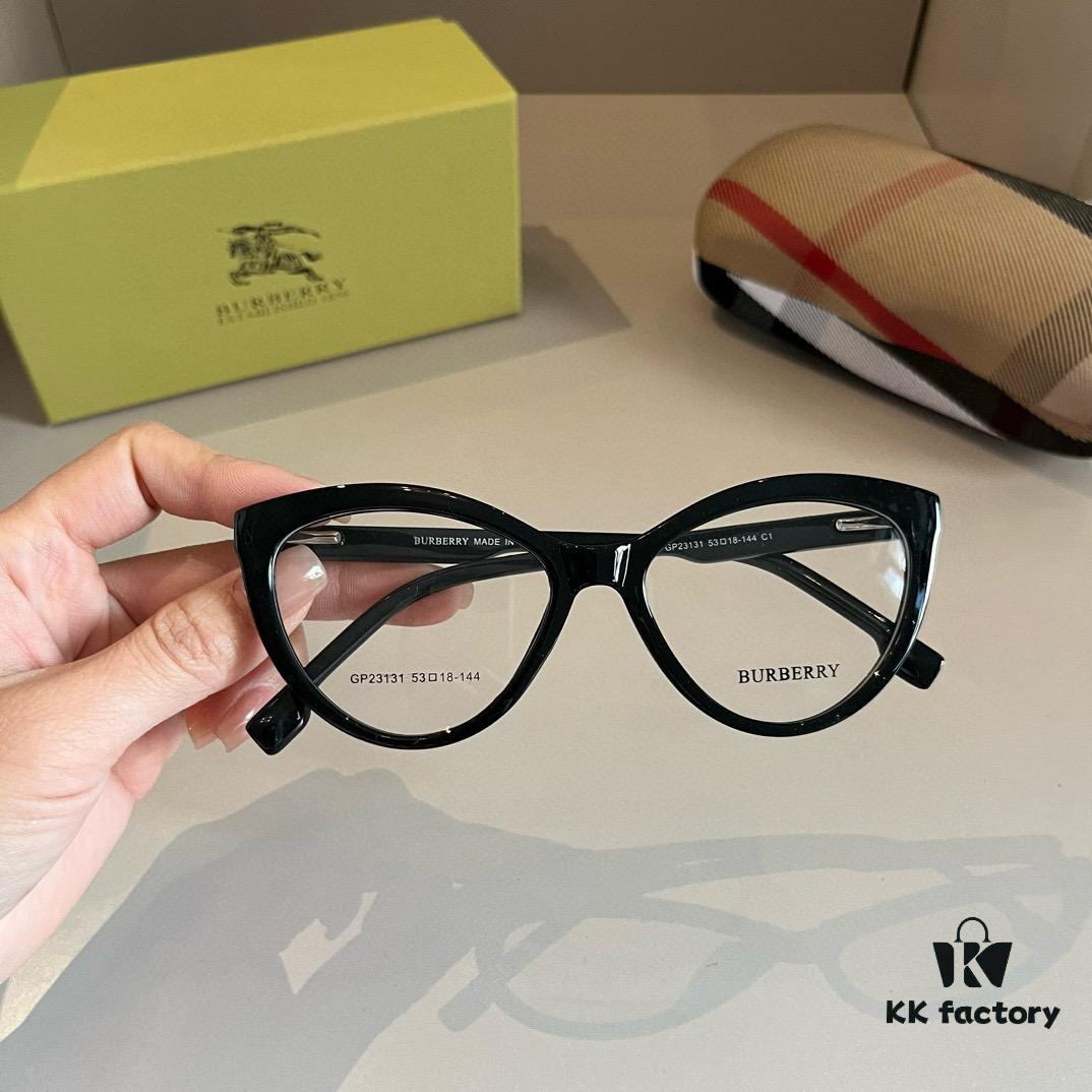 Burberry Official Early Spring New Arrival Clear Optical Glasses - Celebrity Style, Polaroid Ultra-Clear Lens, Fashionable Everyday Wear