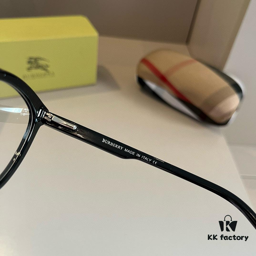 Burberry Official Early Spring New Arrival Clear Optical Glasses - Celebrity Style, Polaroid Ultra-Clear Lens, Fashionable Everyday Wear