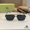 Burberry New One-Piece Aviator Sunglasses, Must-Have Style for Travel, Celebrity Favorite Unisex Sun Glasses