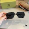 Burberry New One-Piece Aviator Sunglasses, Must-Have Style for Travel, Celebrity Favorite Unisex Sun Glasses