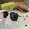 Burberry New Model One-Piece Driving Sunglasses, Must-Have Travel Accessory, Celebrity-Favorite Unisex Aviator Sun Glasses