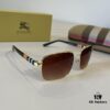 Burberry New One-Piece Aviator Sunglasses, Must-Have Style for Travel, Popularized by Numerous Celebrities, Unisex Sun Glasses
