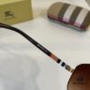 Burberry New One-Piece Aviator Sunglasses, Must-Have Style for Travel, Popularized by Numerous Celebrities, Unisex Sun Glasses