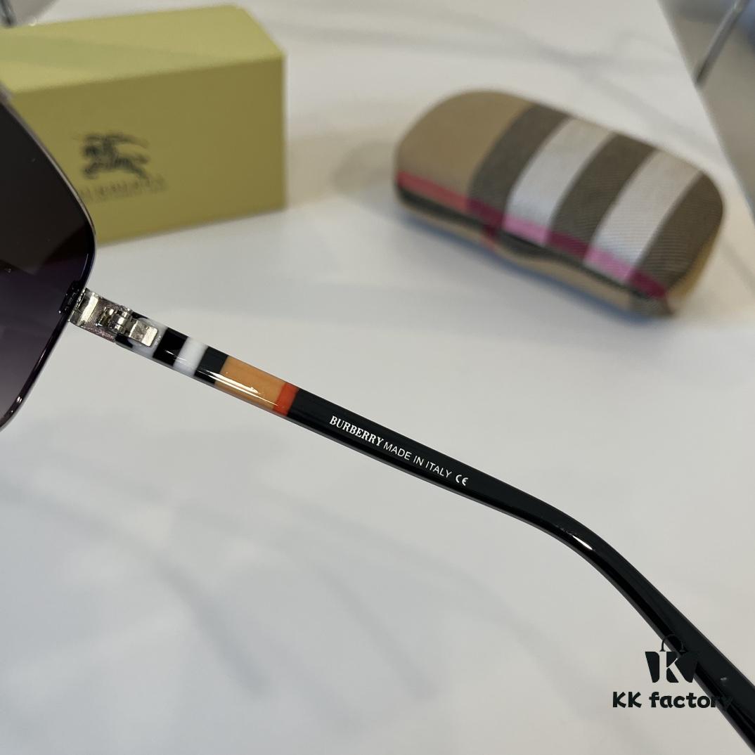 Burberry New One-Piece Aviator Sunglasses, Must-Have Style for Travel, Celebrity Favorite Unisex Sun Glasses