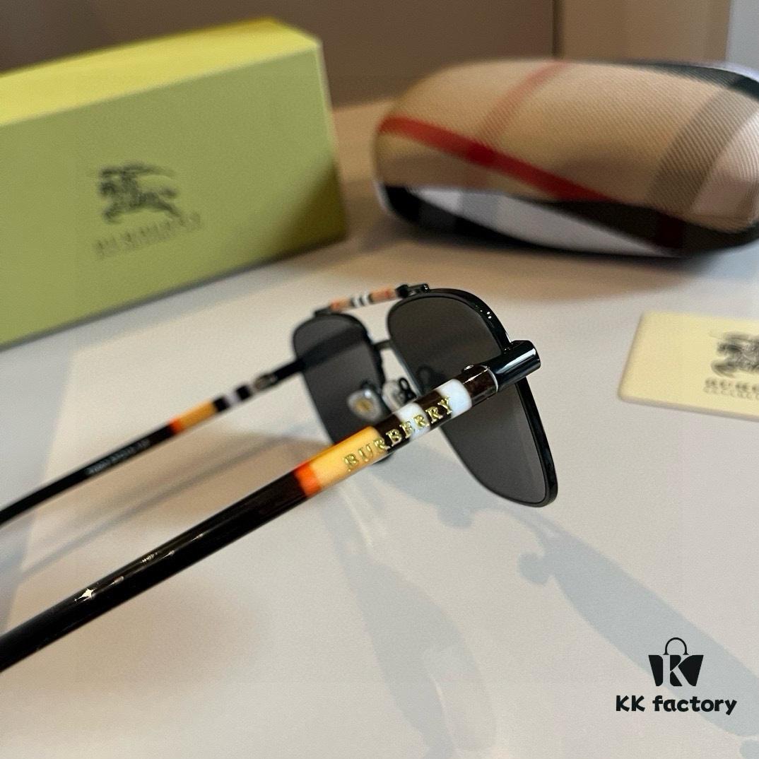 Burberry New One-Piece Aviator Sunglasses, Must-Have Travel Accessory, Celebrity-Favorite Unisex Pilot Sun Glasses