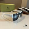 Burberry Letter Print Sunglasses BE4291 Unisex Fashion Shades for Travel and Street Photography