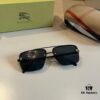 Burberry New One-Piece Aviator Sunglasses, Must-Have Travel Accessory, Popular Unisex Pilot Sun Glasses Worn by Many Celebrities