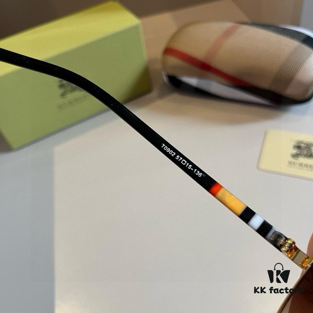 Burberry New One-Piece Pilot Sunglasses, Must-Have Travel Accessory, Popular Unisex Aviator Shades