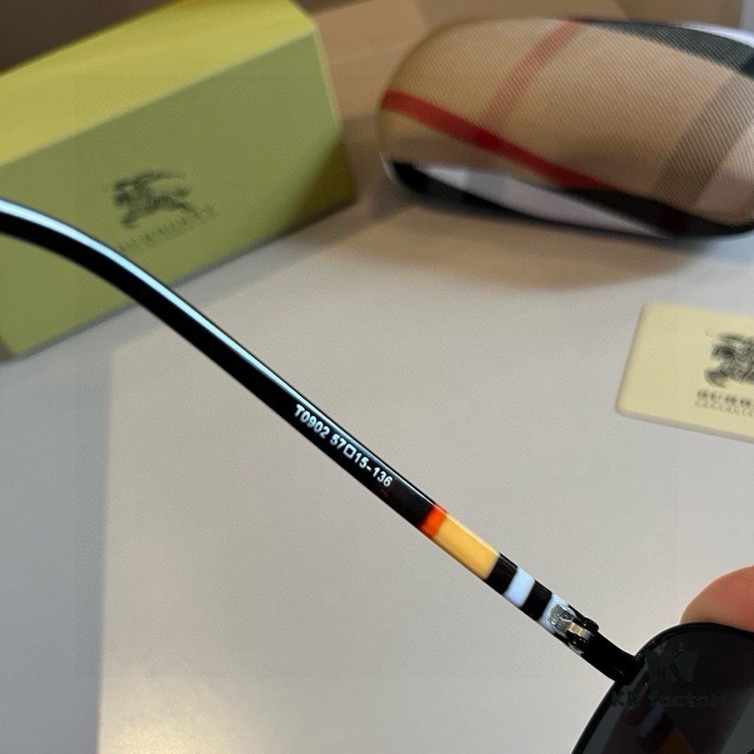 Burberry New One-Piece Pilot Sunglasses, Must-Have Travel Accessory, Popular Unisex Aviator Sun Glasses Worn by Many Celebrities