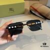 Burberry New One-Piece Pilot Sunglasses, Must-Have Travel Accessory, Popular Among Celebrities, Unisex Sun Glasses