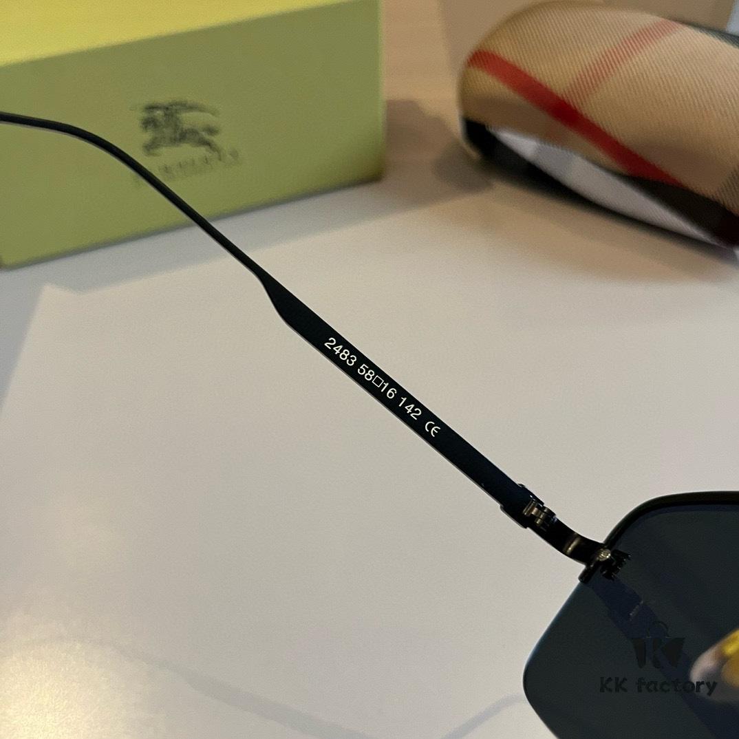 Burberry New One-Piece Pilot Sunglasses, Must-Have Travel Accessory, Popular Among Celebrities, Unisex Sun Glasses