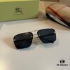 Burberry New One-Piece Aviator Sunglasses, Must-Have Travel Accessory, Popular Unisex Pilot Sun Glasses Worn by Many Celebrities