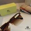 Burberry New One-Piece Pilot Sunglasses, Must-Have Style for Travel, Popularized by Numerous Celebrities, Unisex Sun Glasses Aviator Eyewear