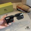 Burberry New One-Piece Pilot Sunglasses, Must-Have Travel Accessory, Celebrity Favorite Unisex Sun Glasses