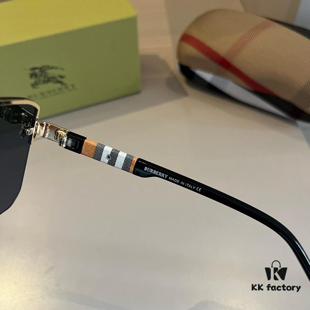 Burberry New One-Piece Pilot Sunglasses, Must-Have Travel Accessory, Celebrity Favorite Unisex Sun Glasses