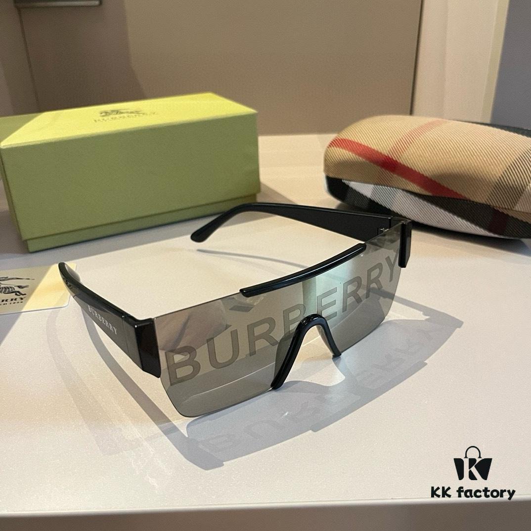 Burberry Letter Print Sunglasses BE4291 Unisex Fashion Hip-Hop Shades