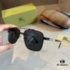 Burberry New One-Piece Pilot Sunglasses, Must-Have Travel Accessory, Popular Unisex Aviator Sun Glasses Worn by Many Celebrities