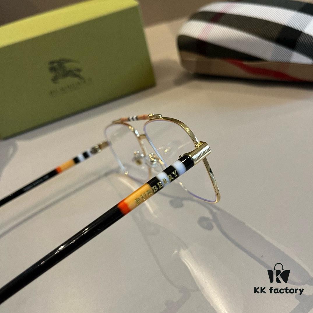 Burberry New One-Piece Pilot Sunglasses, Must-Have Travel Accessory, Popular Unisex Sun Glasses Worn by Many Celebrities