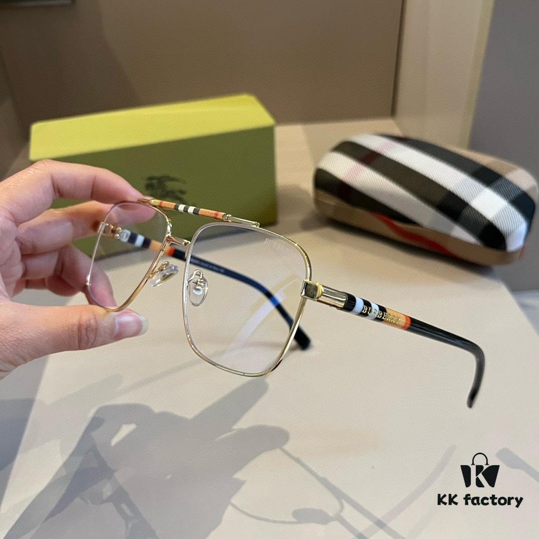 Burberry New One-Piece Pilot Sunglasses, Must-Have Travel Accessory, Popular Unisex Sun Glasses Worn by Many Celebrities