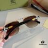 Burberry New One-Piece Pilot Sunglasses, Must-Have Style for Travel, Popularized by Numerous Celebrities, Unisex Sun Glasses Aviator Eyewear