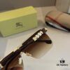 Burberry New One-Piece Pilot Sunglasses, Must-Have Travel Accessory, Popular Unisex Sun Glasses Worn by Many Celebrities