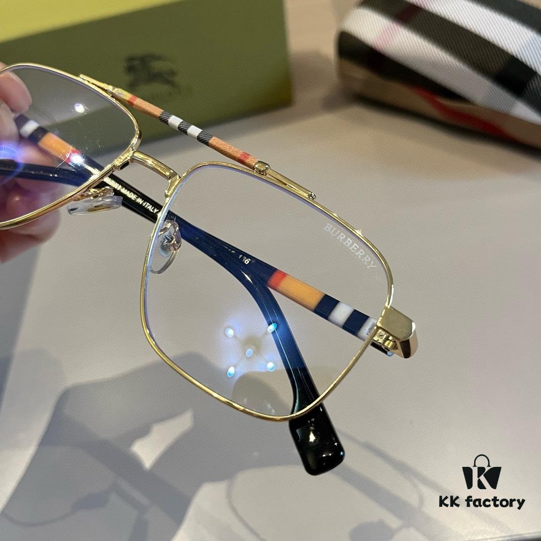 Burberry New One-Piece Pilot Sunglasses, Must-Have Travel Accessory, Popular Unisex Sun Glasses Worn by Many Celebrities