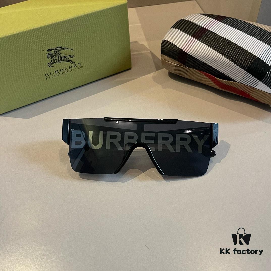Burberry Letter Print Sunglasses BE4291 Unisex Fashion Shades for Men and Women