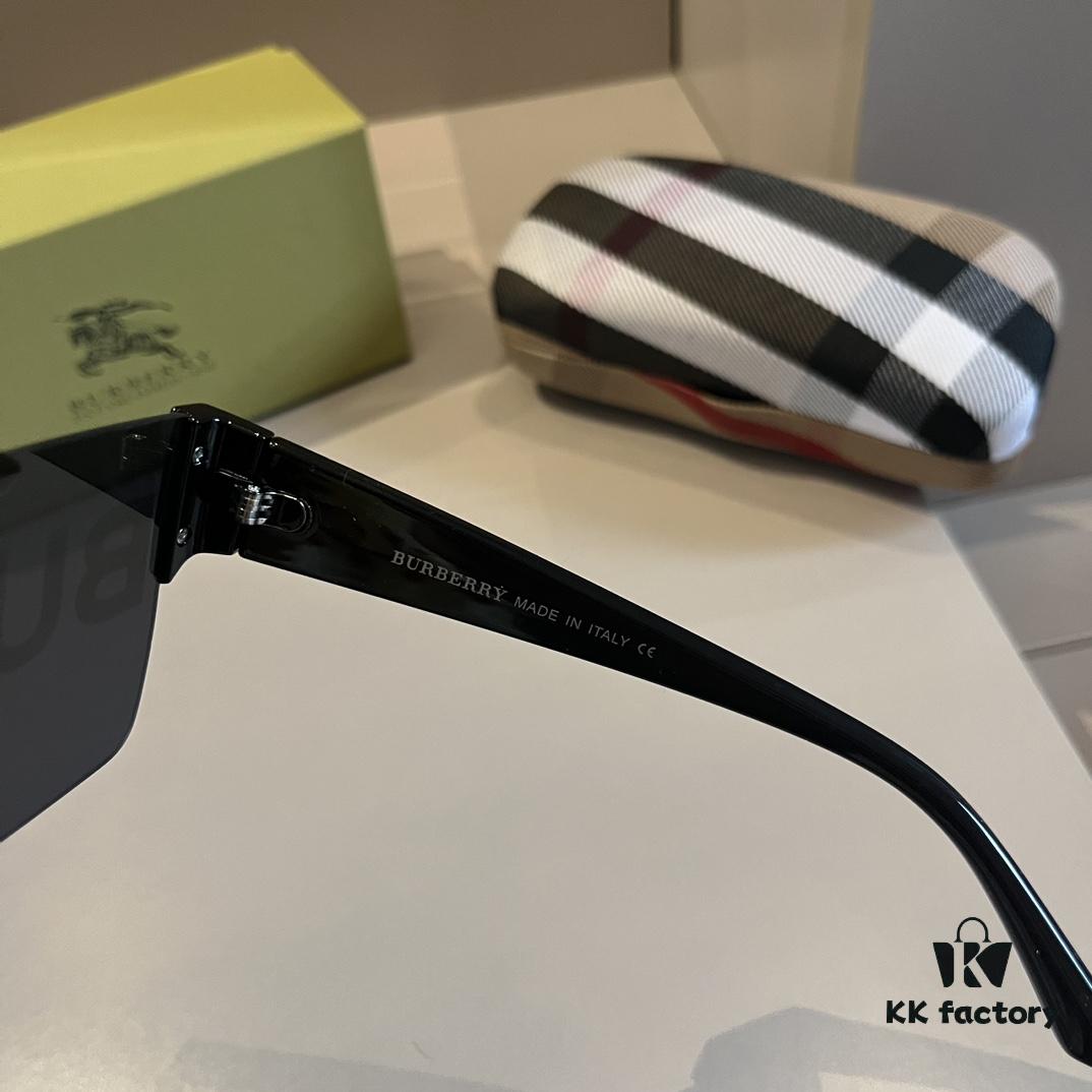 Burberry Letter Print Sunglasses BE4291 Unisex Fashion Hip-Hop Shades UV Protection Travel Streetwear Accessory