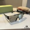 Burberry Letter Print Sunglasses Unisex BE4291 Stylish One-Piece Hip-Hop Design Travel-Friendly Fashion Accessory