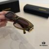 Balenciaga Black and Gold Aviator Sunglasses – The Celebrity-Inspired Look Everyone's Raving About