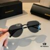 Balenciaga Black and Gold Sunglasses with Double B Logo - Vintage Square Frame, Lightweight Design