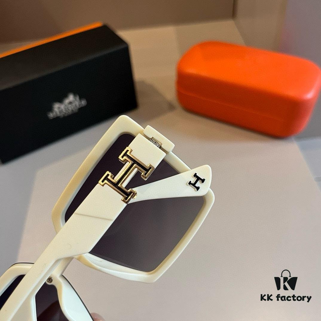 Hermes Women's Sunglasses, Oval Lens, Ultra-Premium Custom Design, Essential Eyewear for Travel and Driving