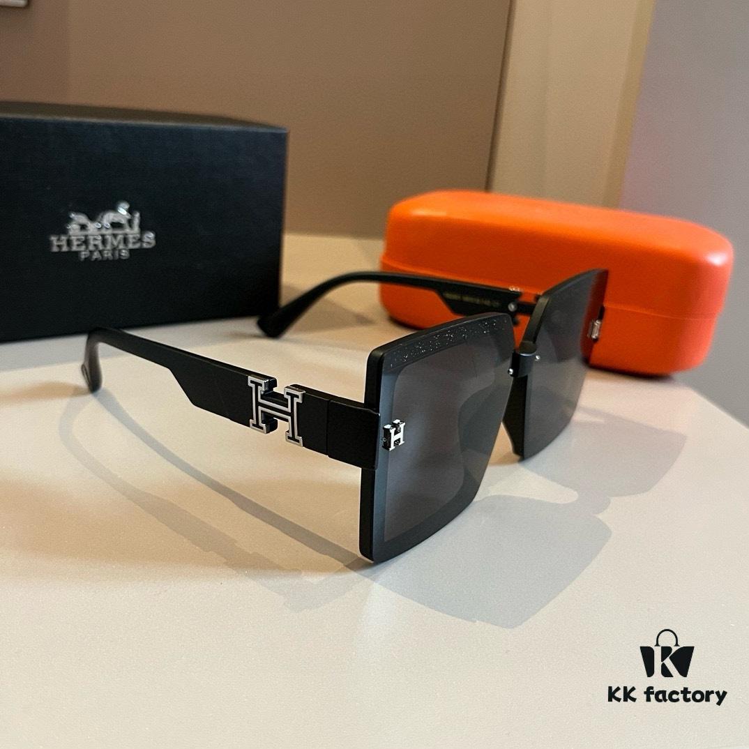 Hermes Women's Sunglasses, Oval Lens, Ultra-Premium Custom Design, Essential for Travel and Driving