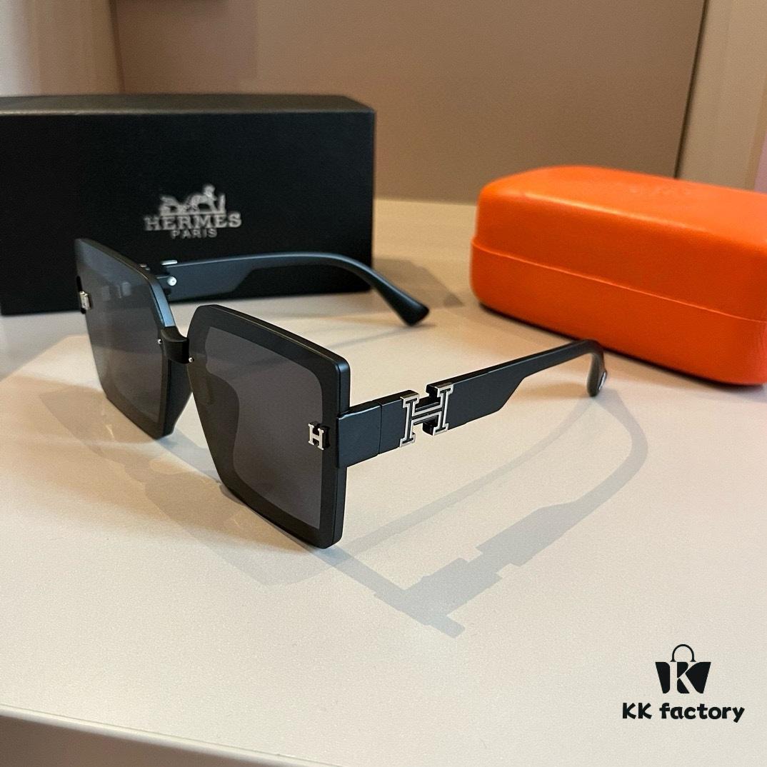 Hermes Women's Sunglasses, Oval Lens, Ultra-Premium Custom Design, Essential for Travel and Driving