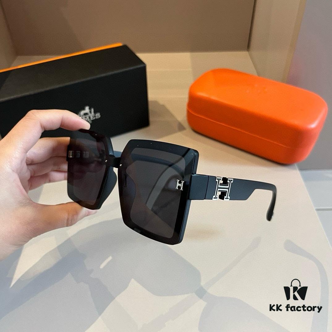 Hermes Women's Sunglasses, Oval Lens, Ultra-Premium Custom Design, Essential for Travel and Driving