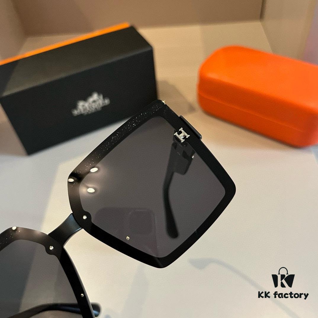 Hermes Women's Sunglasses, Oval Lens, Ultra-Premium Custom Design, Essential for Travel and Driving