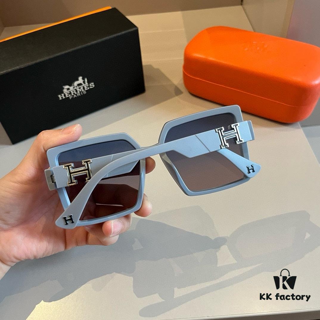 Hermes Women's Sunglasses, Oval Lenses, Premium Custom Design, Essential for Travel and Driving