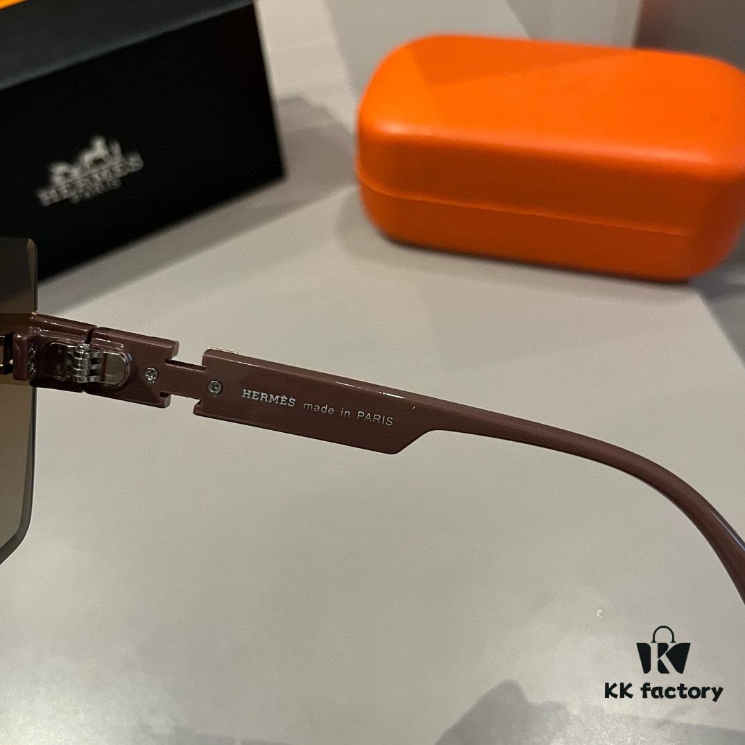 Hermes Women's Sunglasses, Oval Lenses, Premium Custom Design, Essential Eyewear for Travel and Driving