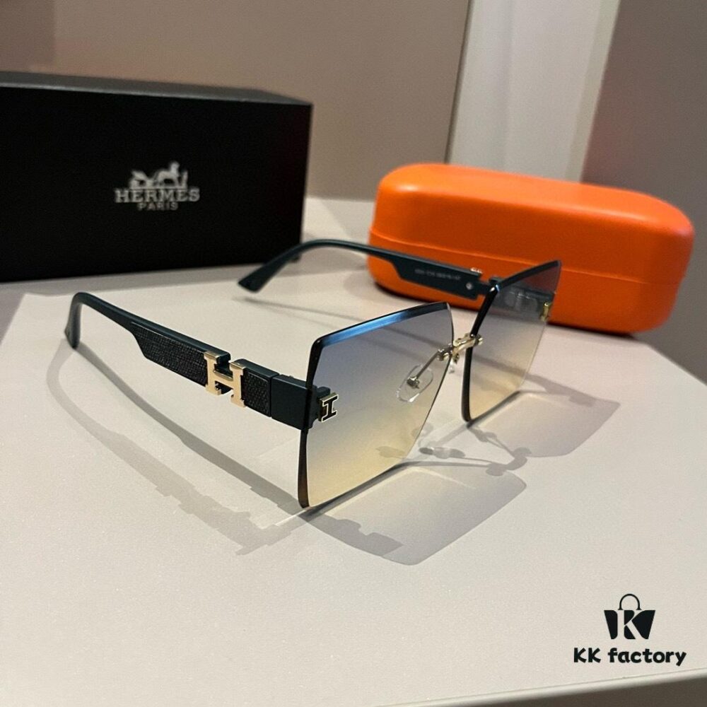 Hermes Women's Sunglasses, Oval Lens, Ultra-Premium Custom Design, Essential for Travel and Driving