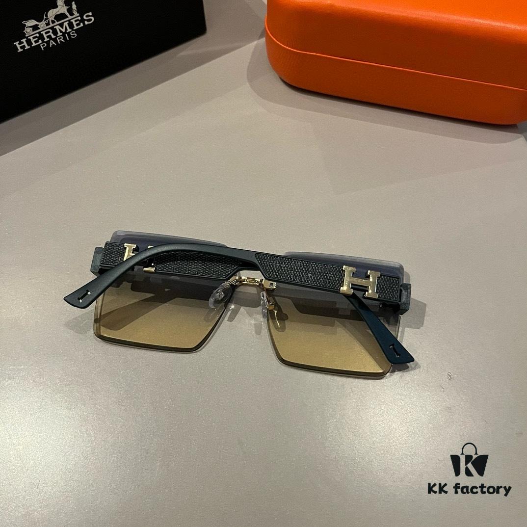 Hermes Women's Sunglasses, Oval Lens, Ultra-Premium Custom Design, Essential for Travel and Driving